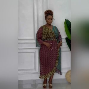 CATO  Multicolor Wrap Dress